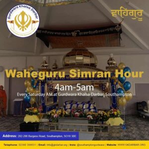 Waheguru Simran Hour
